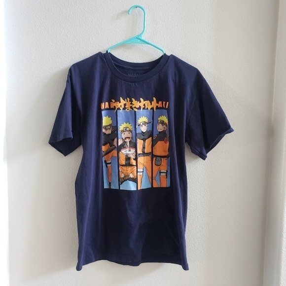 Naruto t-shirt, navy blue short sleeved size XL - Picture 1 of 2